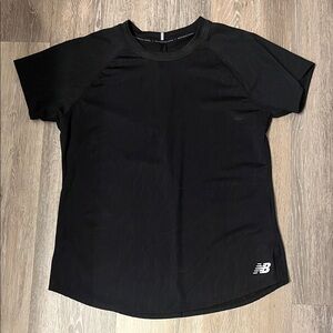 New Balance Women's Black Short Sleeve Tee